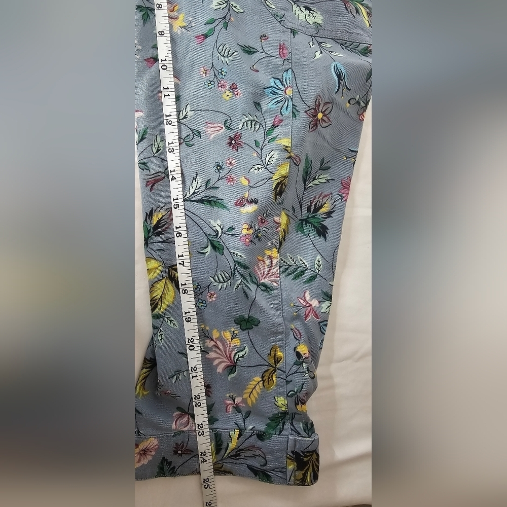 Anthropologie Victoria Floral Cargo Pants Women’s Bohemian Garden Size 4 - Picture 15 of 15